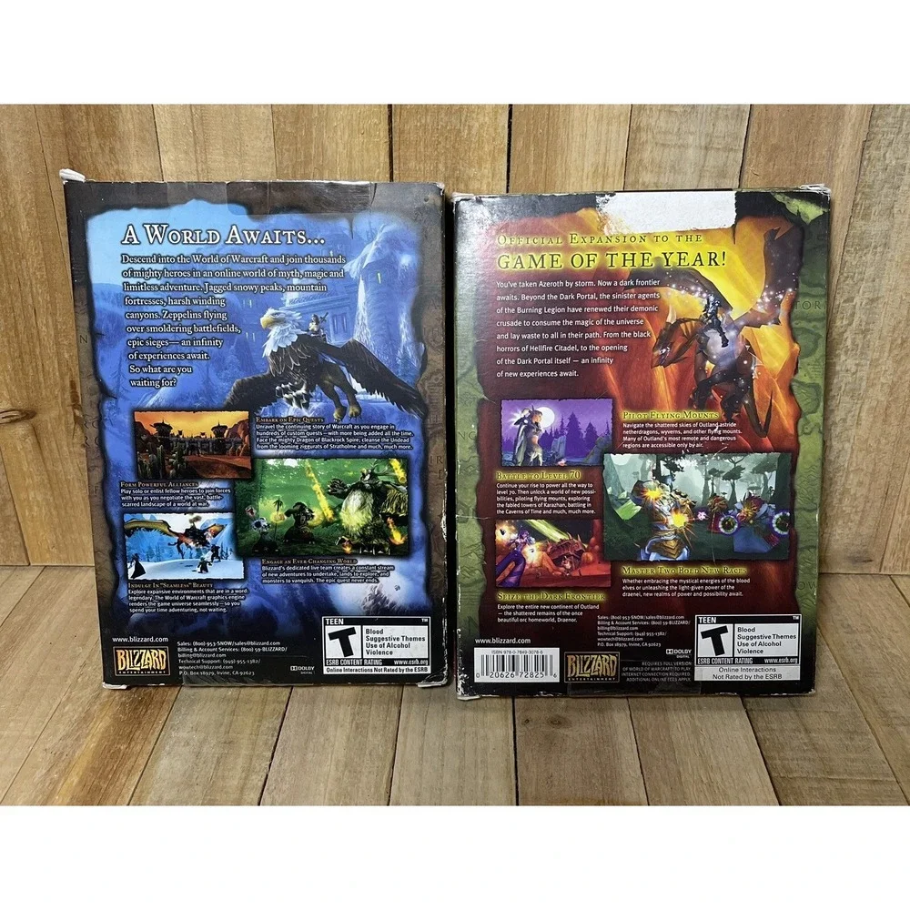World of Warcraft‎ Collection: Original & Burning Crusade PC